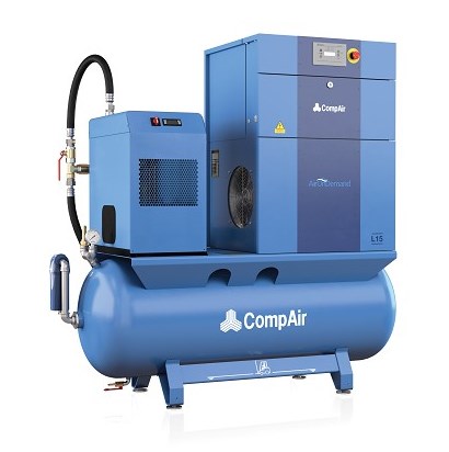 Винтовой компрессор на ресивере с осушителем CompAir L15FSRS - 10A