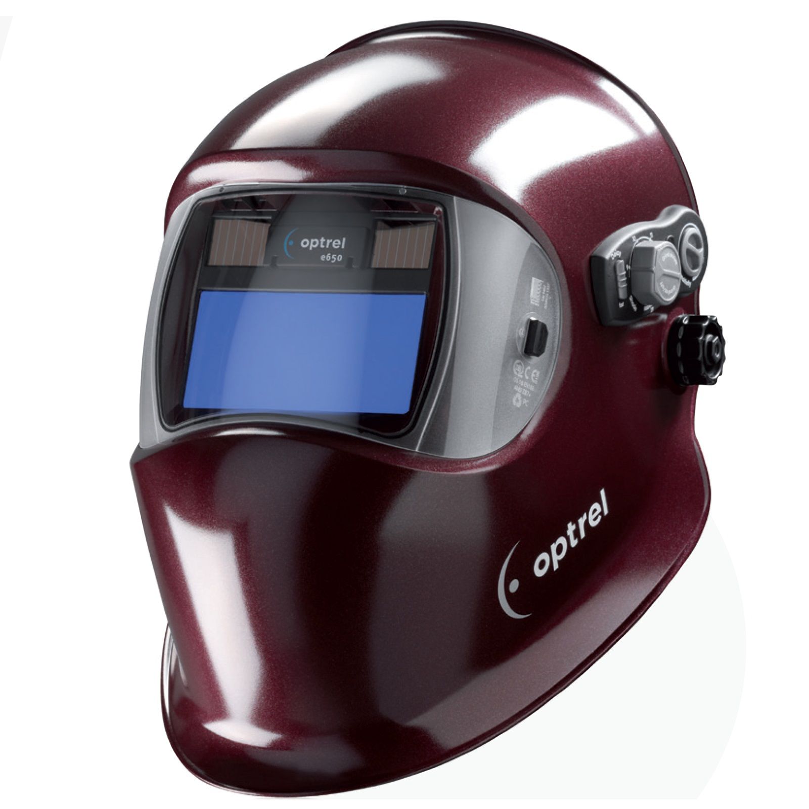 Сварочная маска с автоматическим светофильтром Optrel e650 shiny ruby