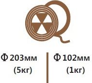 Катушки с проволокой 102 и 203 мм Катушки с проволокой 102 и 203 мм