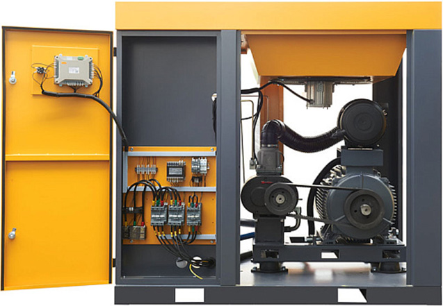 винтовой компрессор с ременной передачей
