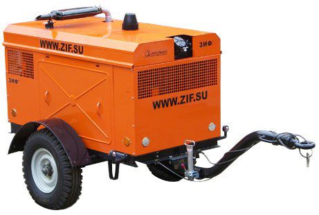 Передвижной дизельный винтовой компрессор ЗИФ-ПВ-10/1,0 Передвижной дизельный винтовой компрессор ЗИФ-ПВ-10/1,0