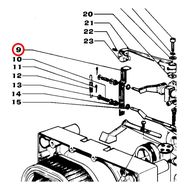 101042386 Планка рег.карбюратора для MOSA MSG CHOPPER, MSG200S, MS200
