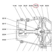 14025130000 Диффузор, поз.26.00 Calpeda