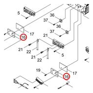 A471-000410, A471000410 Пластина / STACK PLATE Shindaiwa DGW400, DGW500