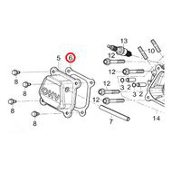1000399 Прокладка клапанной крышки K-180 KOSHIN