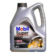 Масло моторное полусинтетическое Mobil Super 2000x1 10W-40. Канистра 4л.