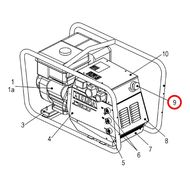 109019702 Рукоятка регулятора сварочного тока MOSA