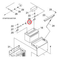 V486-000240, V486000240 Клемма + / TERMINAL Shindaiwa DGW500