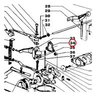 101041770 Прокладка под регулятор х. х. для MOSA MSG CHOPPER, MSG200S, MS200