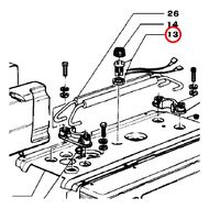 101091830 Кнопка отключения двигателя для MOSA MSG CHOPPER, MSG200S, MS200