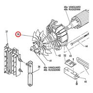 210016020 Вентилятор генератора MOSA