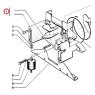 101092700 Фланец, держатель карбюратора MOSA
