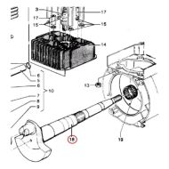 101091140 Коленчатый вал для MOSA MSG CHOPPER, MSG200S, MS200