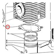 101041480 Прокладка между цилиндром и картером для MOSA MSG CHOPPER, MSG200S, MS200