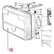 201302055 Глушитель, выхлопная труба для MOSA MSG CHOPPER, MSG200S, MS200