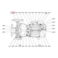 40000090000 Корпус насоса, поз.14.00 Calpeda