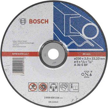 Круг отрезной BOSCH Standard 230х3х22 (2.608.603.168)