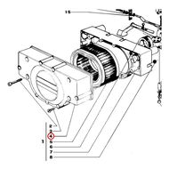 101302410 Крышка воздушного фильтра для MOSA MSG CHOPPER, MSG200S, MS200