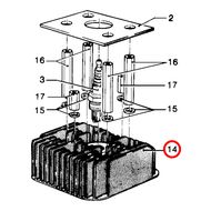 101041490 Головка цилиндра для MOSA MSG CHOPPER, MSG200S, MS200
