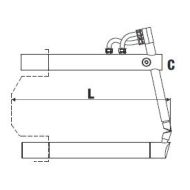 Верхнее плечо сварочных клещей TECNA 4881