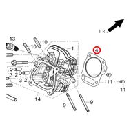 1000001 Прокладка головки двигателя K-180 KOSHIN