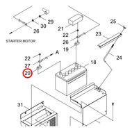V486-000290, V486000290 Клемма - / TERMINAL Shindaiwa DGW500