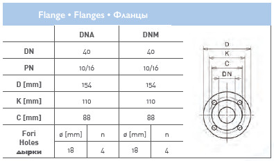 Циркуляционный насос In-Line SAER L-2P 40-100-100 Циркуляционный насос In-Line SAER L-2P 40-100-100