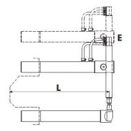 Верхнее плечо сварочных клещей TECNA 4772