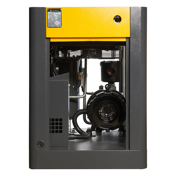 Винтовой компрессор ET SL 11-08 D VS PM (IP23) Винтовой компрессор ET-Compressors SL 11-08 D VS PM (IP23) без муфты с частотным регулированием производительности и двигателем на постоянных магнитах