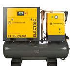 Винтовой компрессор ET-Compressors SL 7,5-08-250 D VS PM ES (IP23) на ресивере с осушителем