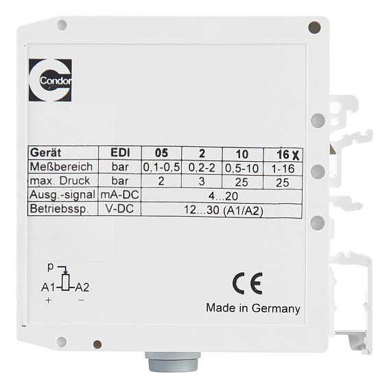 Электронный датчик давления CONDOR EDI 16 Электронный датчик давления CONDOR EDI 16