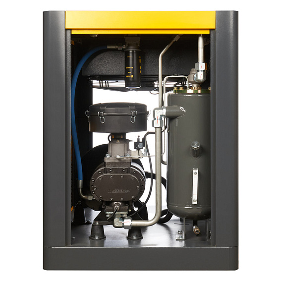 Винтовой компрессор ET SL 30-08 D VS PM (IP23) Винтовой компрессор ET-Compressors SL 30-08 D VS PM (IP23) без муфты с частотным регулированием производительности и двигателем на постоянных магнитах