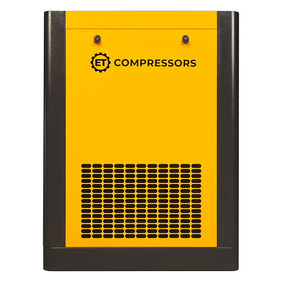 Мощность двигателя, кВт;Давление, атм;Объем ресивера, литров;Производительность, л/мин;Наличие осушителя;Тип привода;Наличие частотного преобразователя;Применение;Напряжение питания, В;Габариты (ДхШхВ), мм;Гарантия, месяцев;Масляный/Безмасляный;Страна производства;Наличие ресивера;Серия Винтовой компрессор ET-Compressors SL 7,5-16 VS PM (IP55) с частотным регулированием производительности и двигателем на постоянных магнитах