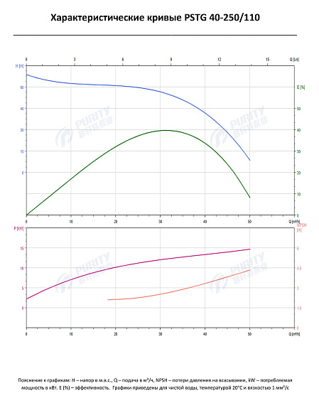 Консольно-моноблочный фланцевый насос PSTG 40-250/110 (N) Консольно-моноблочный фланцевый насос PSTG 40-250/110 (N)
