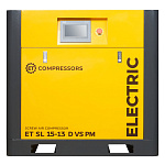 Винтовой компрессор ET-Compressors SL 15-13 D VS PM (IP23) без муфты с частотным регулированием производительности и двигателем на постоянных магнитах
