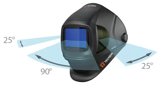 Сварочная маска с автоматическим светофильтром и подачей воздуха Tecmen TM1000 черная с PAPR Сварочная маска с автоматическим светофильтром и подачей воздуха Tecmen TM1000 черная с PAPR