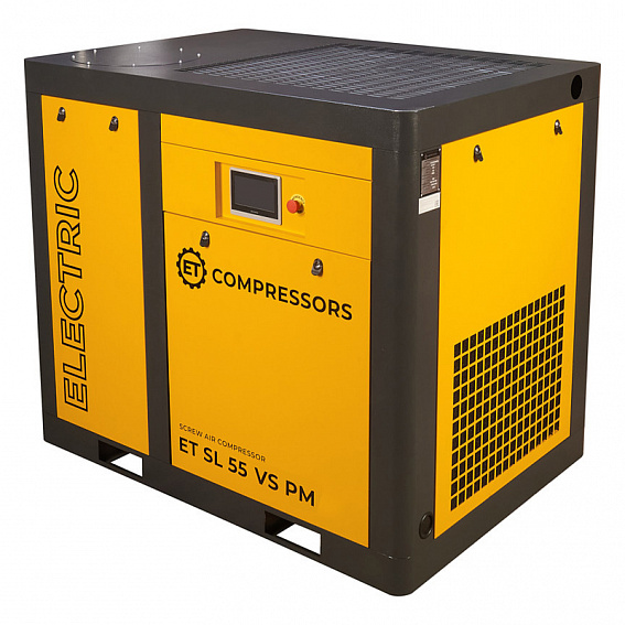 Винтовой компрессор с частотником и двигателем на постоянных магнитах ET SL 55-10 VS PM (IP55)