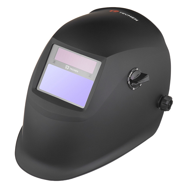 Сварочная маска с автоматическим светофильтром (АСФ) Хамелеон Tecmen ADF 715S 9-13 TM15 черная