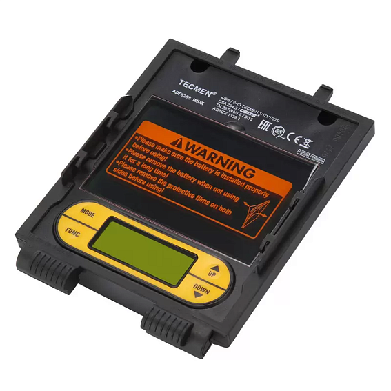 Сварочная маска с автоматическим светофильтром (АСФ) Хамелеон Tecmen ADF 825S TM16 черная Сварочная маска с автоматическим светофильтром (АСФ) Хамелеон Tecmen ADF 825S TM16 черная