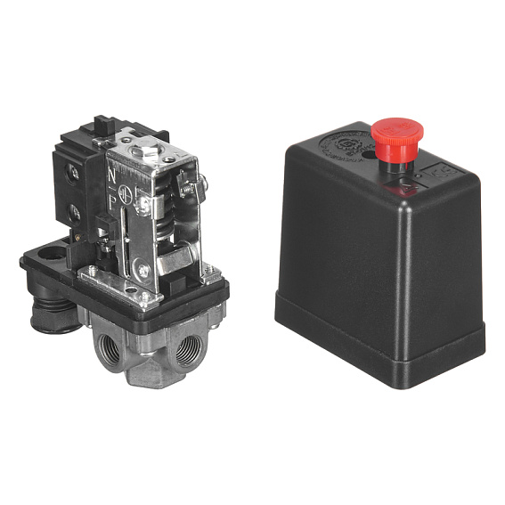 Реле давления компресссора ET-01/12 A1 3-12bar 1х3/8”f+3x1/4”f Реле давления компресссора ET-01/12 A1 3-12bar 1х3/8”f+3x1/4”f