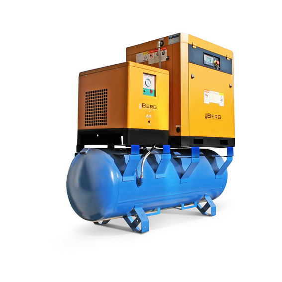 Винтовой компрессор с ресивером BERG ВК-7.5-10-500 IP 54 Винтовой компрессор с ресивером BERG ВК-7.5-10-500 IP 54