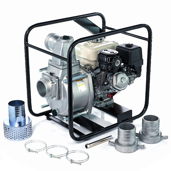 Бензиновая мотопомпа для средне-загрязненных вод Koshin STH-100X o/s Бензиновая мотопомпа для средне-загрязненных вод Koshin STH-100X o/s