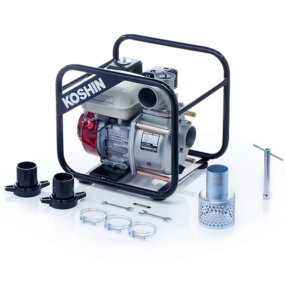Бензиновая мотопомпа для средне-загрязненных вод Koshin STH-80X Бензиновая мотопомпа для средне-загрязненных вод Koshin STH-80X