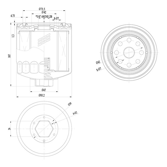 Fiac 7212250000 = ETO-0911034 Фильтр масляный (аналог) Fiac 7212250000 = ETO-0911034 Фильтр масляный (аналог)