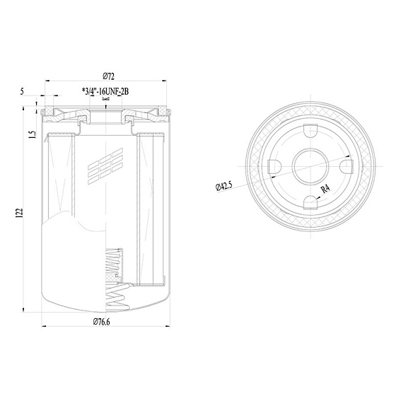 Compair C16011251 = ETO-0712034 Фильтр масляный (аналог) Compair C16011251 = ETO-0712034 Фильтр масляный (аналог)