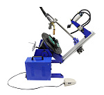 Позиционер с поворотным столом BW1-1 на 100 кг с поджимной бабкой и с кронштейном для горелки