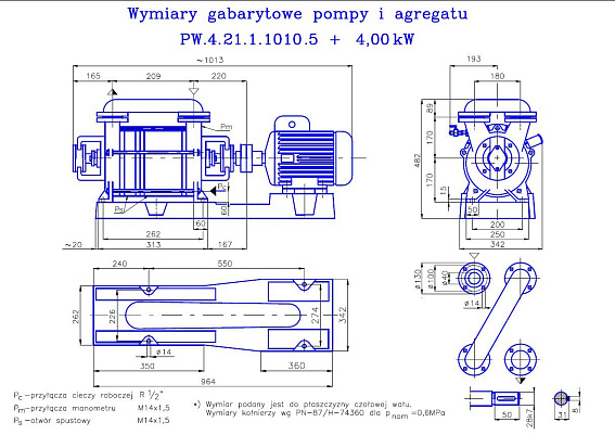 Вакуумный водокольцевой насос Hydro-Vacuum PW.4.21.1.1010.5 4 кВт Вакуумный водокольцевой насос Hydro-Vacuum PW.4.21.1.1010.5 4 кВт