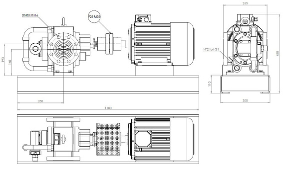 Насос шестеренчатый Fraccarolo - FA/24 - 5,5/1500 300C° (FAM/24) Насос шестеренчатый Fraccarolo - FA/24 - 5,5/1500 300C° (FAM/24)