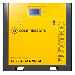 Винтовой компрессор ET-Compressors SL 37-13 D VS PM (IP23) без муфты с частотным регулированием производительности и двигателем на постоянных магнитах