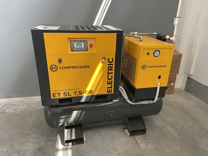 Винтовой компрессор<br/>ET-Compressors SL 7,5-08